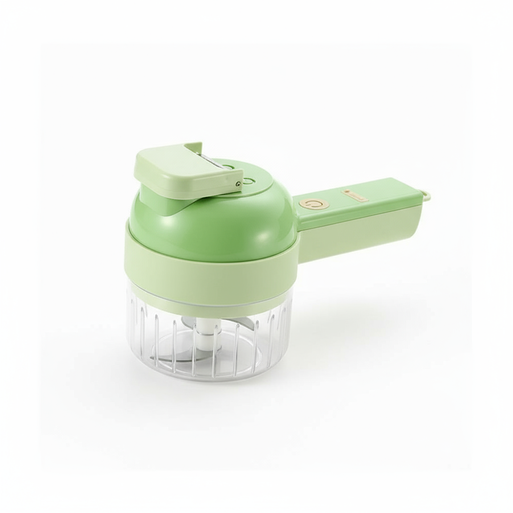 Multipurpose 4‑in‑1 Handheld Electric Vegetable Cutter Set